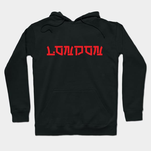 London Red Hoodie by MrKovach